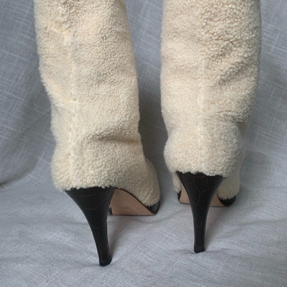 Titti dell'Acqua lamb and alligator booties - Picture 9 of 9